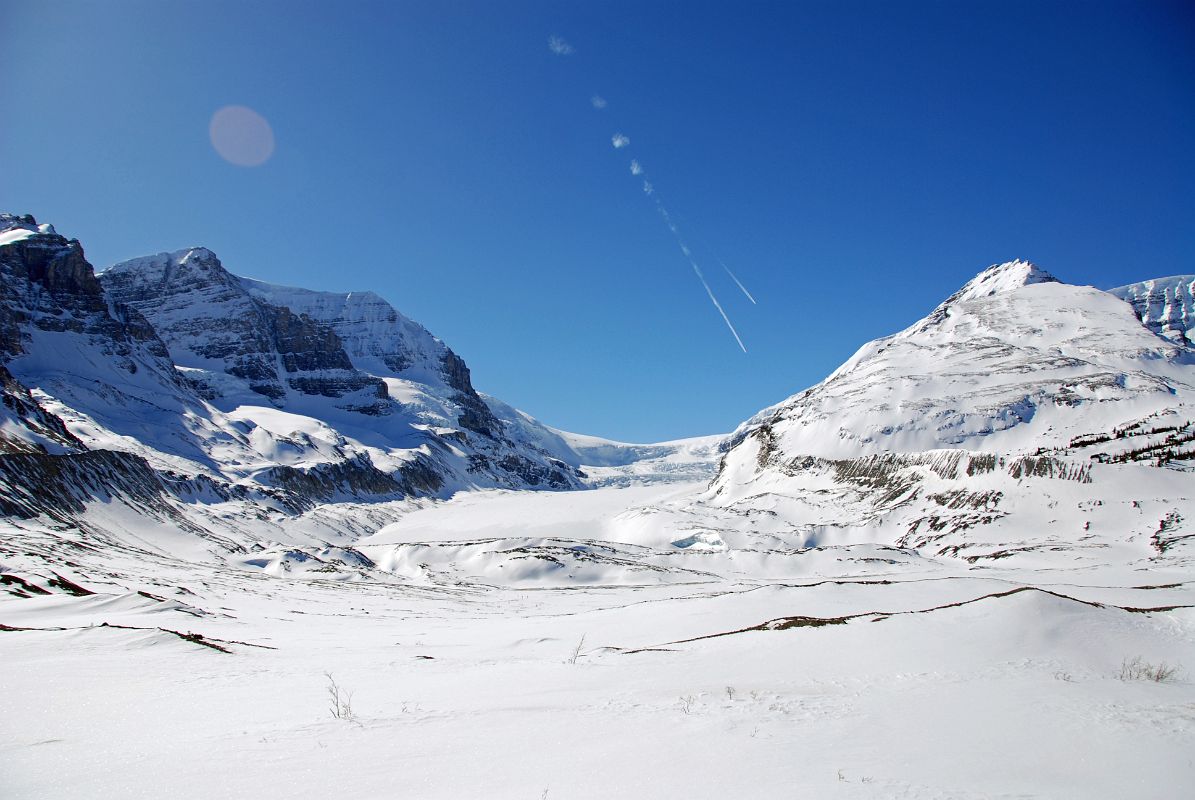 14 Mount Athabasca and Mount Andromeda, Athabasca Glacier, Snow Dome From Columbia Icefield